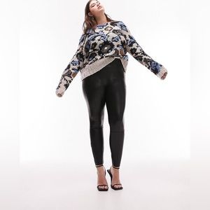 ASOS Curve Faux Leather Leggings 14